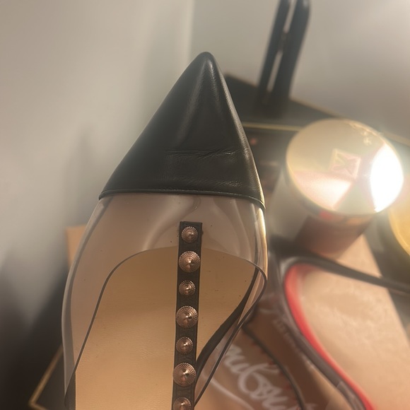 Christian Louboutin Nosy Spikes 100 KID/PVC - Picture 15 of 16